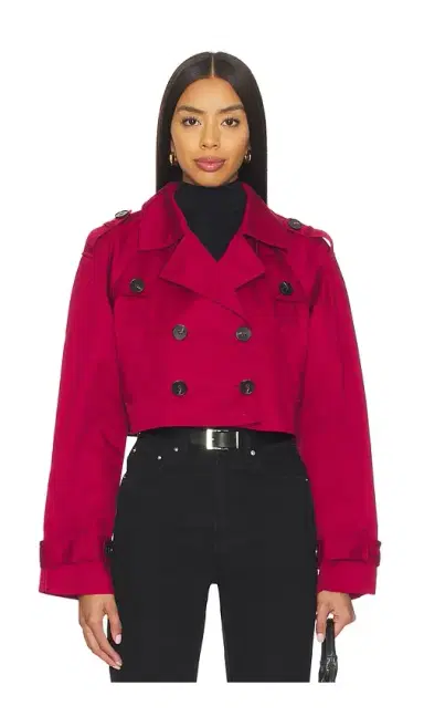 MORE TO COME Marja Cropped Trench | Thumbnail 2