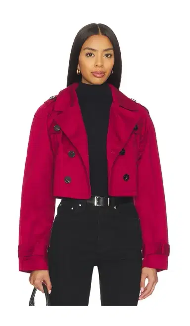 MORE TO COME Marja Cropped Trench | Thumbnail 1