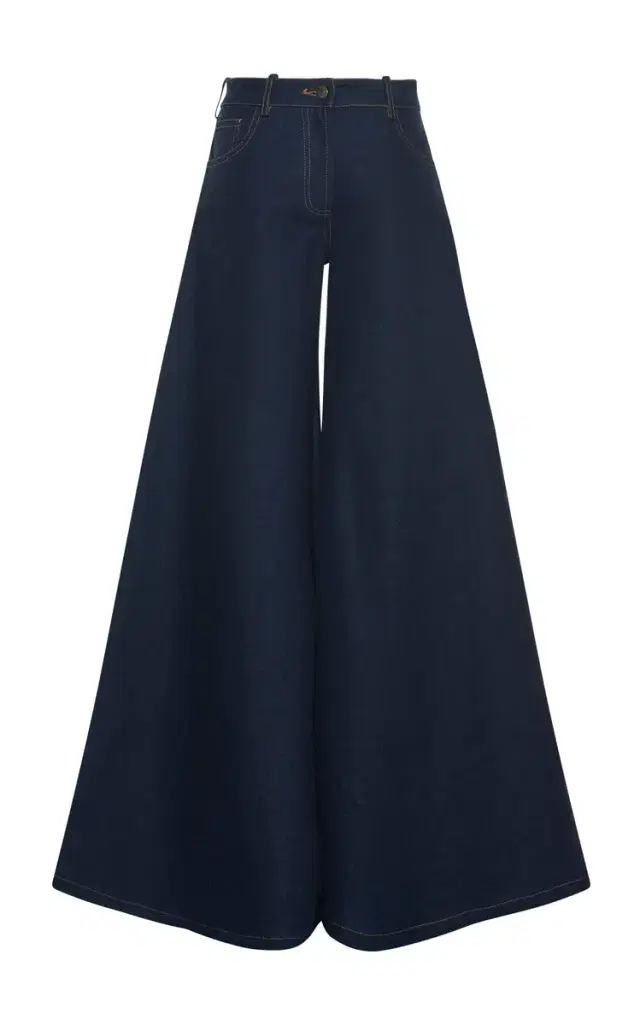Rigid High-Rise Oversized Wide-Leg Jeans