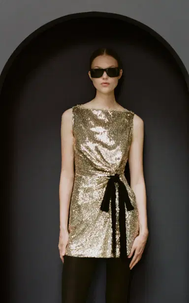Simkhai Exclusive Felicity Sequined Mini Dress | Thumbnail 2 Simkhai Exclusive Felicity Sequined Mini Dress | Thumbnail 2