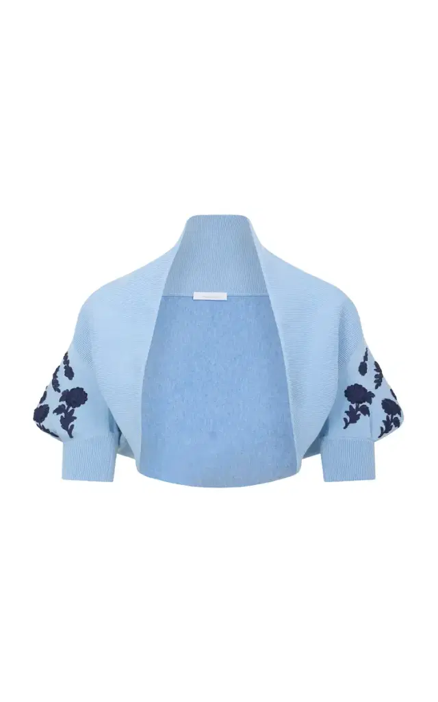 Rabanne Embroidered Wool Cardigan