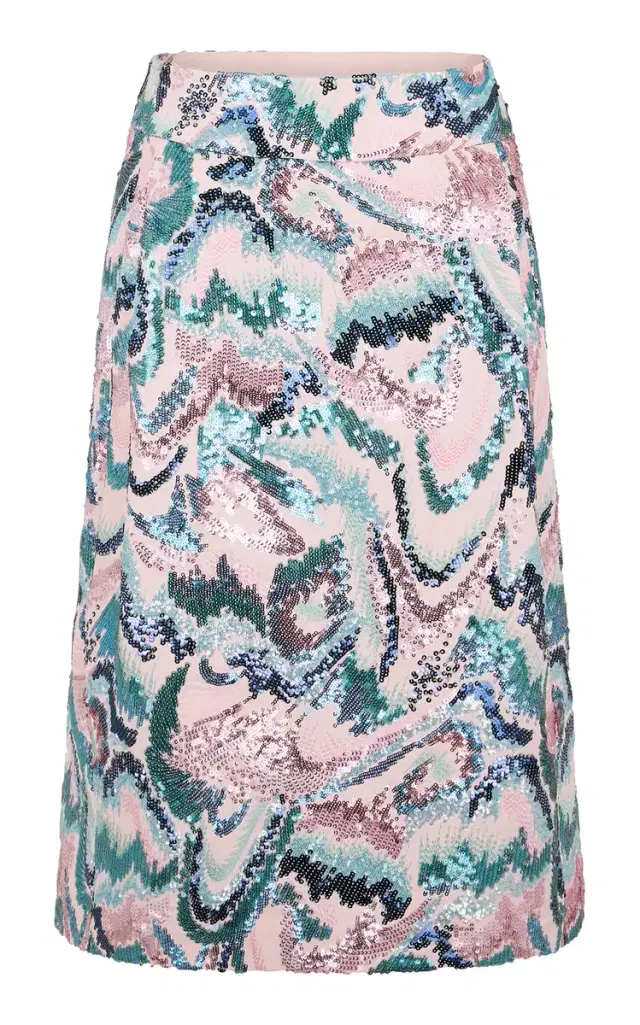 Sequined Midi Skirt