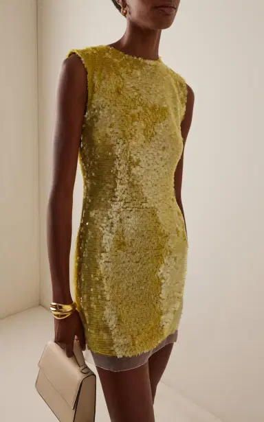 RACHEL GILBERT Kaia Sequined Tulle Mini Dress | Thumbnail 2 RACHEL GILBERT Kaia Sequined Tulle Mini Dress | Thumbnail 2