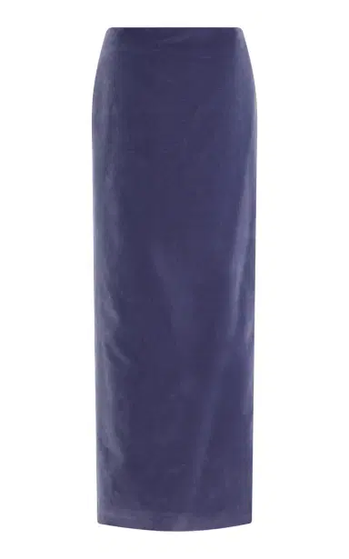 COLLEEN ALLEN Exclusive Cotton Velvet Maxi Skirt | Thumbnail 1 COLLEEN ALLEN Exclusive Cotton Velvet Maxi Skirt | Thumbnail 1