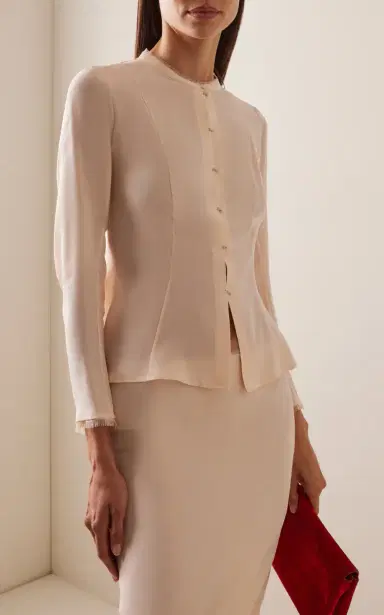 COLLEEN ALLEN Exclusive Victorian Silk Top | Thumbnail 2 COLLEEN ALLEN Exclusive Victorian Silk Top | Thumbnail 2