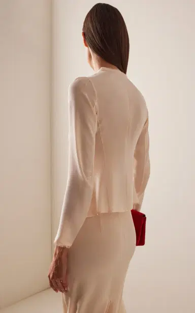 COLLEEN ALLEN Exclusive Victorian Silk Top | Thumbnail 4 COLLEEN ALLEN Exclusive Victorian Silk Top | Thumbnail 4