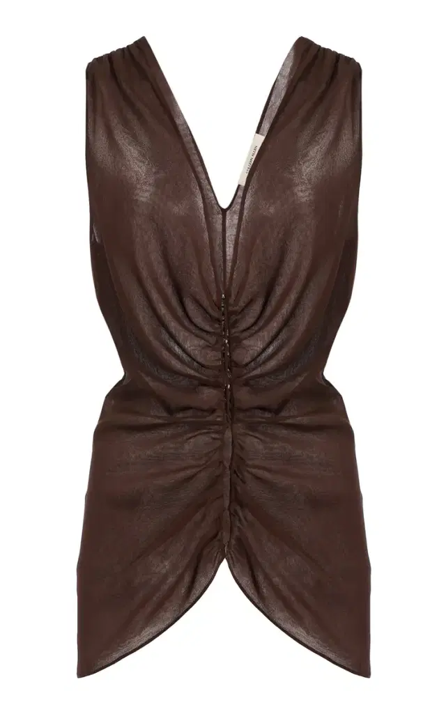 Exclusive Silk-Chiffon Top