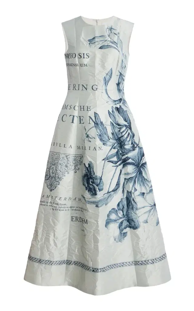 Erdem Floral-Printed Midi Dress