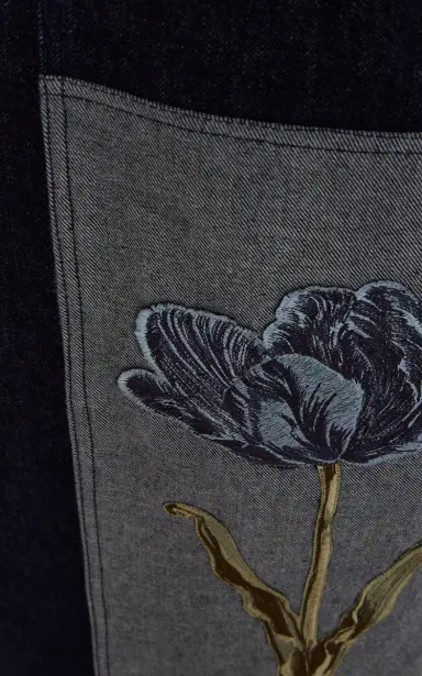 Erdem Embroidered Fluted Cotton Midi Dress | Thumbnail 6