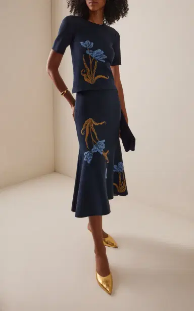 Erdem Embroidered Top | Thumbnail 3 Erdem Embroidered Top | Thumbnail 3