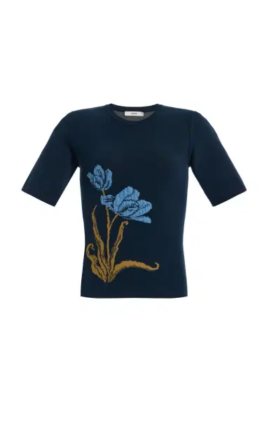 Erdem Embroidered Top | Thumbnail 1 Erdem Embroidered Top | Thumbnail 1
