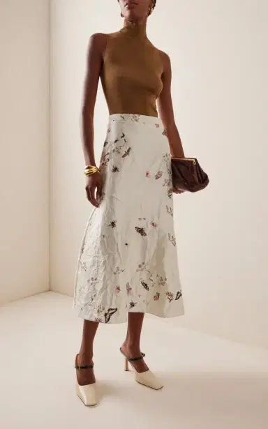 Erdem Printed Midi Skirt | Thumbnail 2