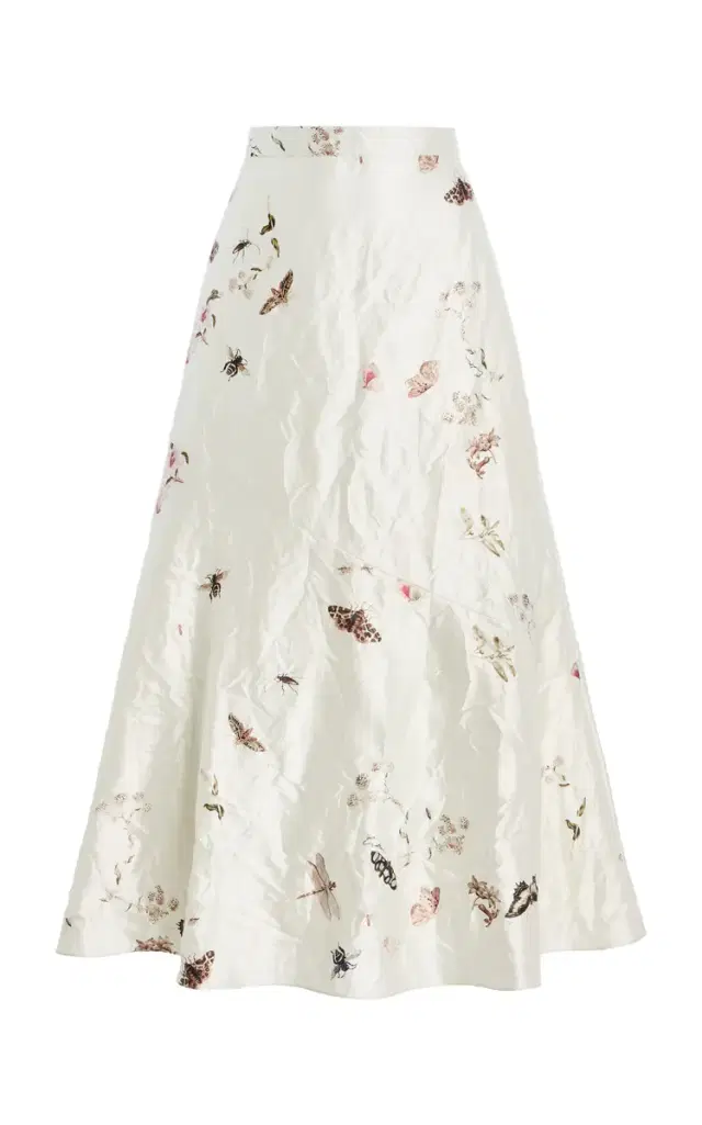 Printed Midi Skirt