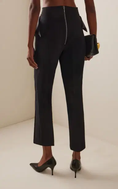 Maticevski Relate Satin-Trimmed Crepe Pants | Thumbnail 4