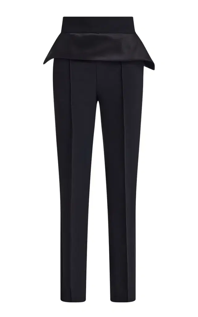 Maticevski Relate Satin-Trimmed Crepe Pants