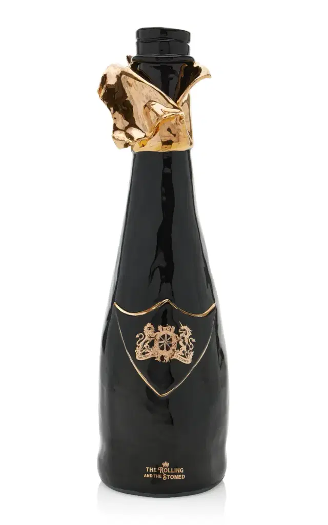 Exclusive Champagne Bottle Candle Holder - Multi