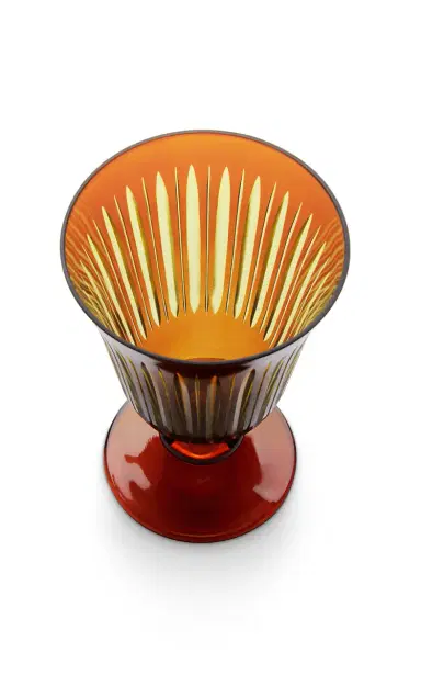 L'Objet Prism Wine Glasses (Set Of 4) - Amber/Honey - N/a | Thumbnail 2