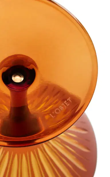 L'Objet Prism Martini Glasses (Set Of 4) - Amber/Honey - N/a | Thumbnail 4
