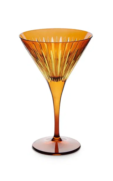 L'Objet Prism Martini Glasses (Set Of 4) - Amber/Honey - N/a | Thumbnail 1
