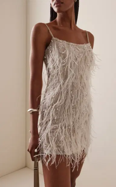 Rachel Gilbert Cynthia Embellished Mini Dress | Thumbnail 3 Rachel Gilbert Cynthia Embellished Mini Dress | Thumbnail 3