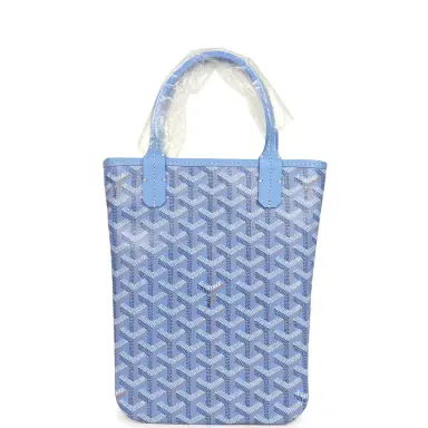 goyard Goyard Goyardine Canvas Iris Poitiers PM Bag Palladium Hardware | Thumbnail 4 goyard Goyard Goyardine Canvas Iris Poitiers PM Bag Palladium Hardware | Thumbnail 4