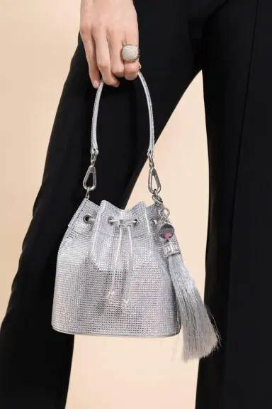 Judith Leiber Piper Fullbead Bucket Bag | Thumbnail 2