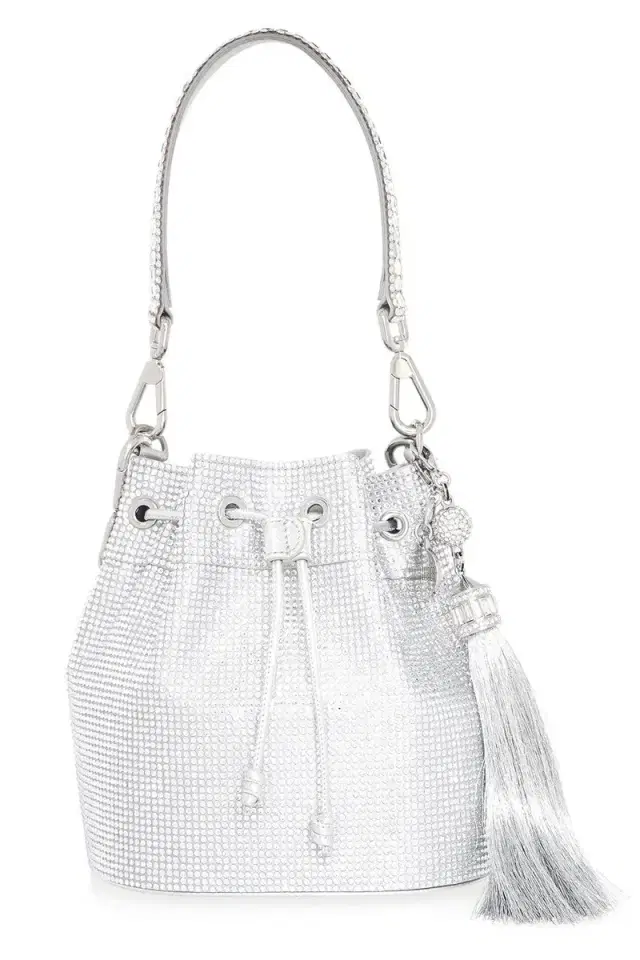 Judith Leiber Piper Fullbead Bucket Bag