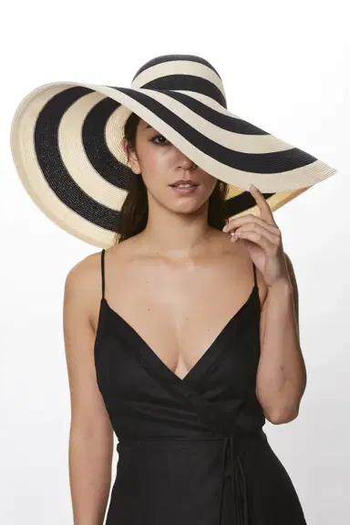Eugenia Kim Sunny Wide Stripe Brim Hat | Thumbnail 2 Eugenia Kim Sunny Wide Stripe Brim Hat | Thumbnail 2