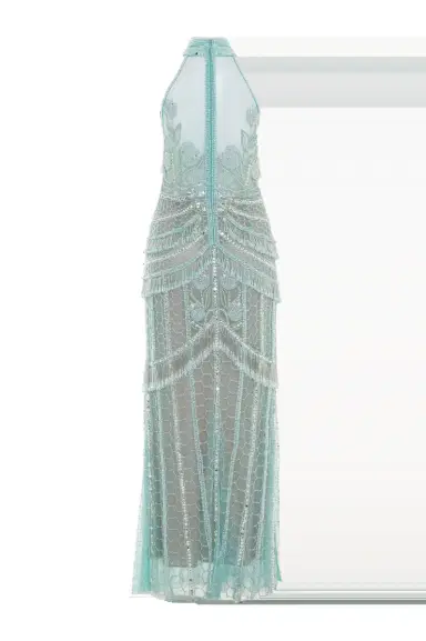 PatBo BUTTERFLY EMBROIDERY MAXI DRESS | Thumbnail 3