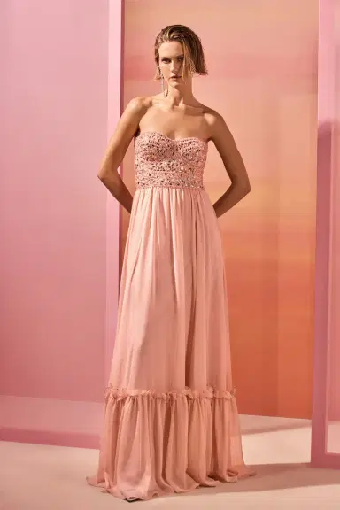PatBo CHIFFON DAYDREAM MAXI DRESS | Thumbnail 1