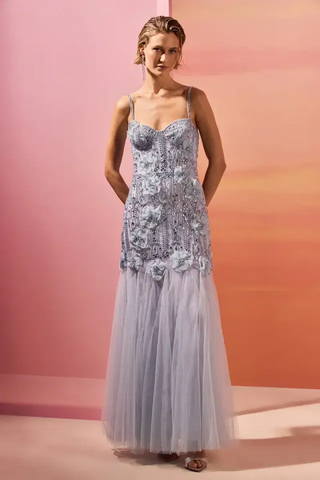 CRYSTAL MOONLIGHT MAXI DRESS