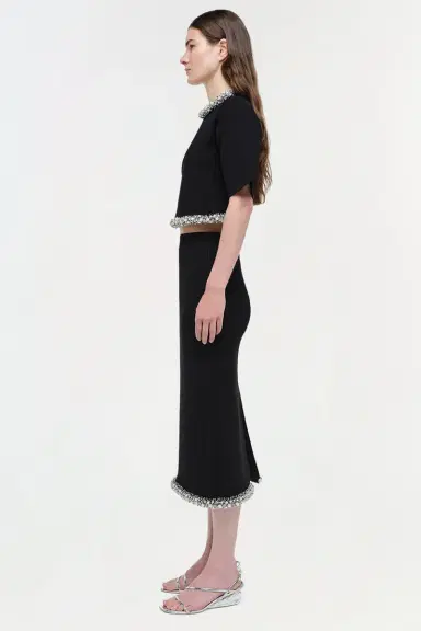Simkhai Idina Embellished Knit Skirt | Thumbnail 3