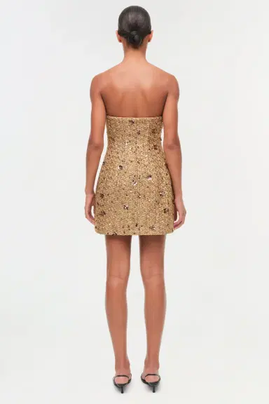 Simkhai Kit Gilded Tweed Mini Dress | Thumbnail 5 Simkhai Kit Gilded Tweed Mini Dress | Thumbnail 5
