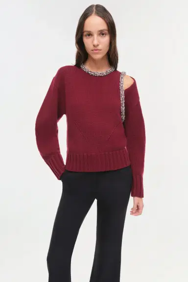 Simkhai Monroe Embellished Pullover | Thumbnail 4