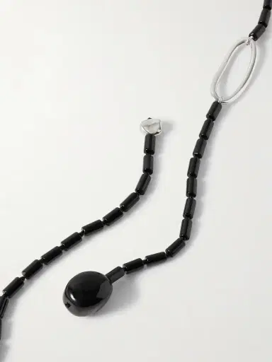 AGMES Annaya Sterling Silver Onyx Necklace | Thumbnail 4 AGMES Annaya Sterling Silver Onyx Necklace | Thumbnail 4