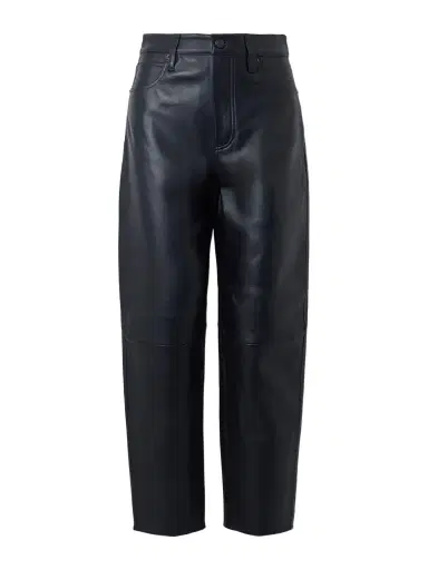 Frame The Leather Neat Leather Barrel-leg Pants | Thumbnail 1 Frame The Leather Neat Leather Barrel-leg Pants | Thumbnail 1