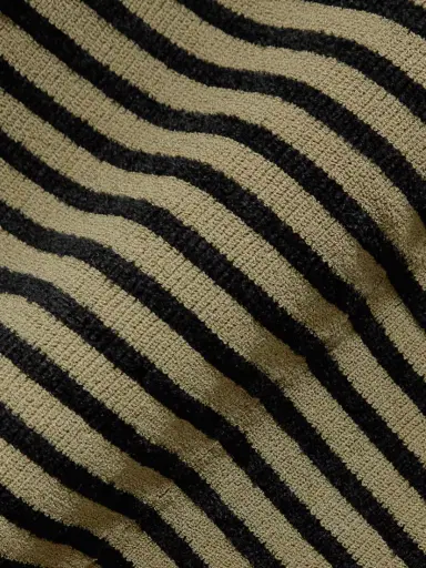 Proenza Schouler Didi Frayed Striped Knitted Midi Dress | Thumbnail 4
