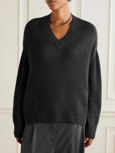 Allude Cashmere Sweater | Thumbnail 3 Allude Cashmere Sweater | Thumbnail 3