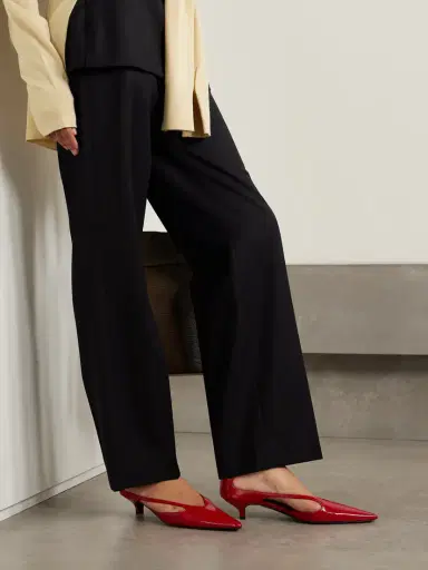 TOTEME Cutout Patent-leather Pumps | Thumbnail 2 TOTEME Cutout Patent-leather Pumps | Thumbnail 2