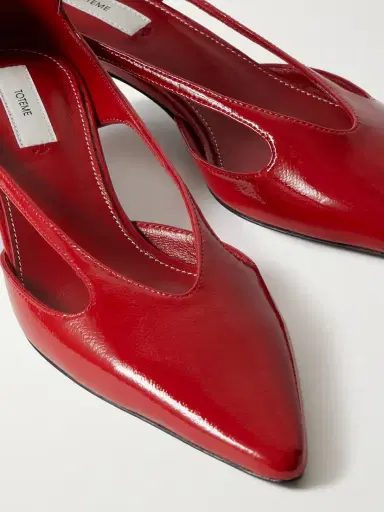 TOTEME Cutout Patent-leather Pumps | Thumbnail 4 TOTEME Cutout Patent-leather Pumps | Thumbnail 4
