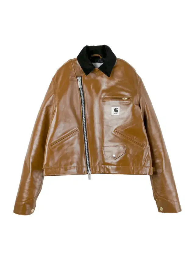 Sacai x Carhartt WIP Asymmetric Leather Jacket