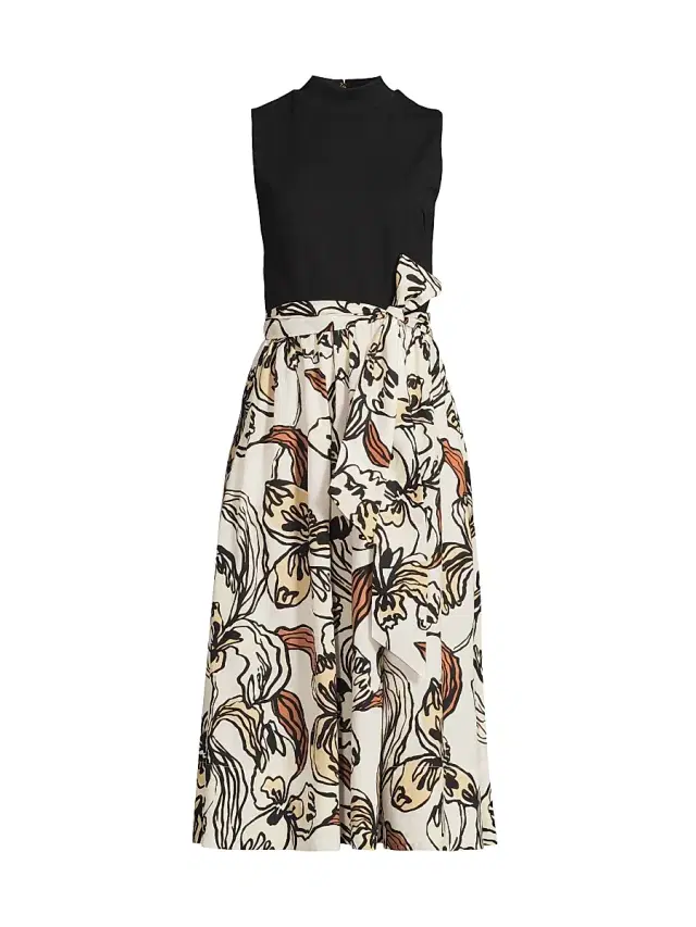 Lilly Pulitzer Women's Prima Printed Sleeveless Midi-Dress - Coconut Oversized Irisistable
