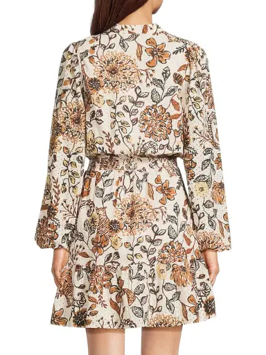Lilly Pulitzer Women's Axton Floral Cotton Minidress | Thumbnail 5 Lilly Pulitzer Women's Axton Floral Cotton Minidress | Thumbnail 5
