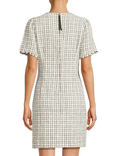 Lilly Pulitzer Women's Brenda Houndstooth Bouclé Sheath Dress - Coconut Lurex Houndstooth - Size 16 | Thumbnail 5 Lilly Pulitzer Women's Brenda Houndstooth Bouclé Sheath Dress - Coconut Lurex Houndstooth - Size 16 | Thumbnail 5