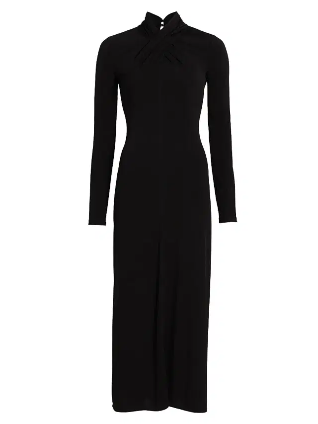 Derek Lam 10 Crosby Women's Krini Jersey Midi-Dress - Black