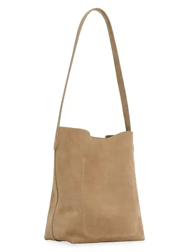 MANSUR GAVRIEL Women's Small Everyday Cabas Suede Tote - Anise | Thumbnail 2
