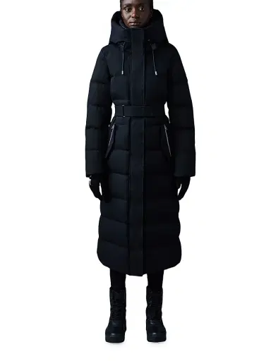 Mackage Women's Shyla Two-In-One Down Longline Coat - Black - Size XS | Thumbnail 2
