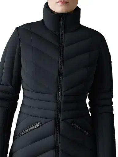 Mackage Women's Nadia Shearling-Trimmed Down Ski Jacket - Black | Thumbnail 7 Mackage Women's Nadia Shearling-Trimmed Down Ski Jacket - Black | Thumbnail 7