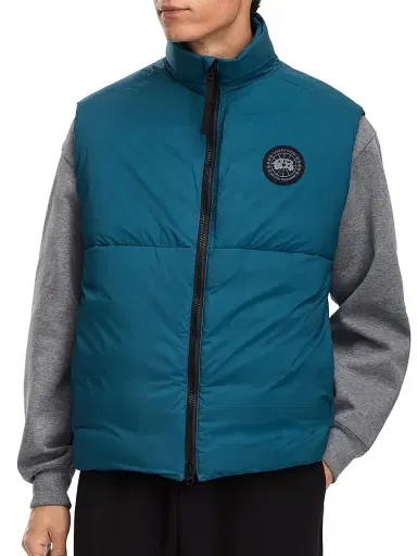 Canada Goose Men's Lodge Quilted Down Vest - Gaurd Blue | Thumbnail 3 Canada Goose Men's Lodge Quilted Down Vest - Gaurd Blue | Thumbnail 3