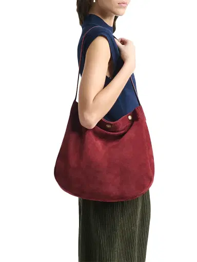 Altuzarra Women's Small Suede Hobo Bag | Thumbnail 2 Altuzarra Women's Small Suede Hobo Bag | Thumbnail 2
